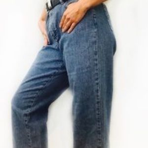 *VINT15"RISER*LEE*straight leg*MOM JEANS